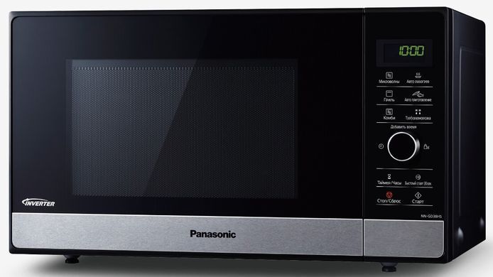 Panasonic Мікрохвильова піч інверторна з грилем 23л, Panasonic NN-GD38HSZPE (291798) NN-GD38HSZPE фото