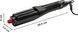 Rowenta Плойка Karl Lagerfeld Waves Addict Hair Waver, для волн , >230Вт, темп.режимів-6, 120-210С, обертання, кераміка, чорний (359379) CF471LF0