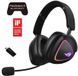 Гарнітура ігрова ASUS ROG Delta II, 3.5мм/BT/WL, RGB, 2м, чорний (380107) 90YH03W0-BHUA00