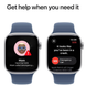 Смарт годинник APPLE Watch S10 GPS 42mm Silver Alum Denim Sp/b - S/M MWWA3QH/A