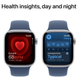 Смарт годинник APPLE Watch S10 GPS 42mm Silver Alum Denim Sp/b - S/M MWWA3QH/A