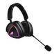 Гарнітура ігрова ASUS ROG Delta II, 3.5мм/BT/WL, RGB, 2м, чорний (380107) 90YH03W0-BHUA00