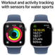 Смарт годинник APPLE Watch S10 GPS 42mm Silver Alum Denim Sp/b - S/M MWWA3QH/A
