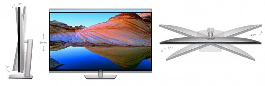Dell Монитор 43" U4323QE 2xHDMI, 2xDP, USB-C, RJ-45, MM, IPS, 3840x2160, sRGB 95%, HAS 210-BFIS фото