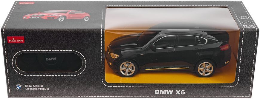Машинка Rastar BMW X6 1:24 Черный