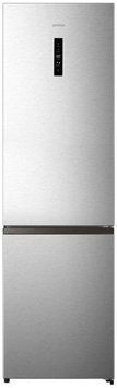 Gorenje Холодильник с нижн. мороз. камерой 200х60х60см, 2 дв., 235(96)л, А+, NF+ зона св-ти, внешн.диспл, серый NRK620FAXL4 фото