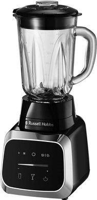 Russell Hobbs Блендер стаціонарний Sensigence , 1000Вт, чаша-1500мл, скло, сенс. управл., чорно-сірий (371121) 28241-56 фото
