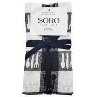 Кухонний текстиль SOHO Наб. руш. 40*40см бавовна 100% Forks 4 шт.