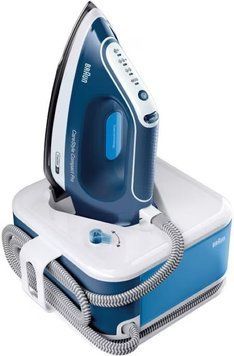 Braun Прасувальна система CareStyle Compact Pro, 2400Вт, 1500мл, паровий удар -430гр, нерж. сталь, біло-синій (376463) IS2565BL фото