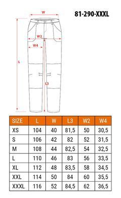 Робочі штани Neo Tools 81-290 Premium 4-way stretch XXXL