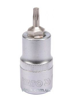 Головка торцева YATO квадрат 1/2 "TORX" Т20, L= 55 мм