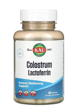 Молозиво с лактоферрином (Colostrum Lactoferrin) 60 капсул