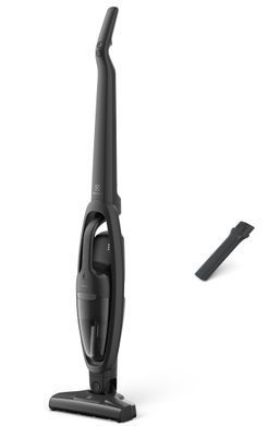 Electrolux Пилосос безпровідний, конт пил -0.3л, автон. робота до 45хв, вага-2.65кг, НЕРА, 2в1, турбо-щітка, 2 насадки, сірий (364687) ES31CB18GG фото