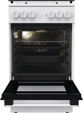 Gorenje Плита комби, 62л, 50x60см, дисплей, газ-контроль, чугун, белый GK5A41WF фото