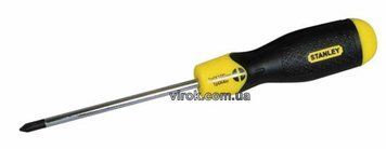 Отвертка крестовая STANLEY "Cushion Grip": "Philips" PH1 x 150 мм DW