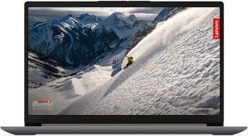 Lenovo Ноутбук IdeaPad 1-15ALC7 15.6" FHD IPS AG, AMD R5-5500U, 8GB, F512GB, UMA, Win11, серый 82R400HJRA фото