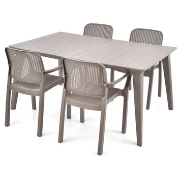 Набір садових меблів HECHT SAMANA SET BEIGE 4 HECHTSAMANASETBEIGE4 фото
