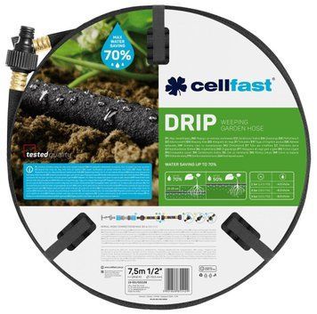Шланг садовий Cellfast DRIP для крапельного поливу 1/2' 15м (360772) 19-002 фото