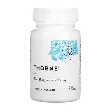 Бисглицинат цинка (Zinc Bisglycinate) 15 мг 60 капсул