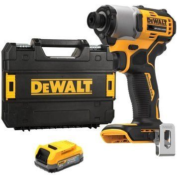 Шурупокрут ударний акумуляторний безщітковий DeWALT DCF840E1T DCF840E1T фото