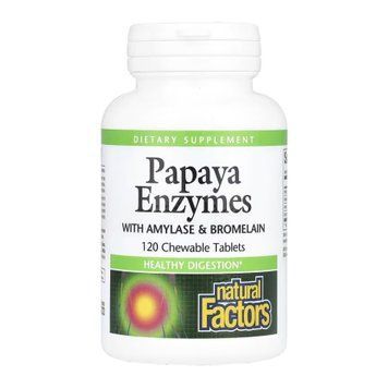 Papaya Enzymes - 120 tabs Natural Factors