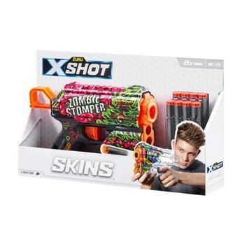 Швидкострільний бластер X-Shot Skins Flux Zombie Stomper 8 патронів (36516A) dt_25356 фото
