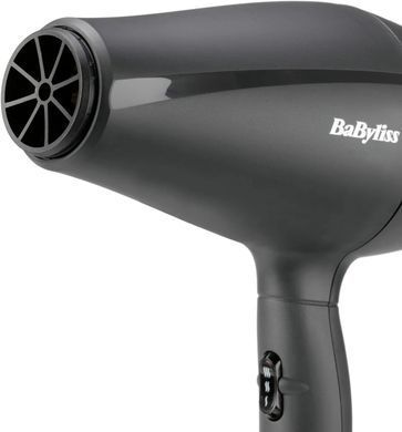 BaByliss Фен Super Light Pro, 2000Вт, режимов-3, HTDC мотор, тонкий концентратор 6 мм, черный 5910E фото