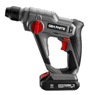 Аккумуляторный перфоратор GRAPHITE 58G485 (SDS-plus, 18 В, удар 5000 уд/мин) 58G009 фото