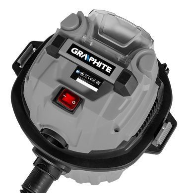Пилосос для вологого та сухого прибирання Energy+ 18V Li-lon для майстерні, бак на 12 л, без акумулятора 58GE133 фото