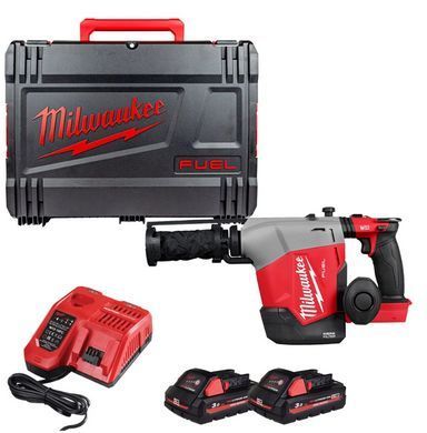 Перфоратор аккумуляторный бесщеточный SDS-PLUS MILWAUKEE,M18 FHAFOH16-302X, 2,3 Дж (зарядное устройство M12-18 FC, 2 аккумулятора M1 4933493533 фото