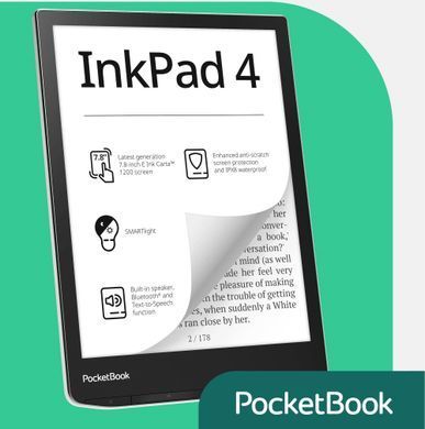 PocketBook Электронная книга 743G InkPad 4, Stardust Silver PB743G-U-CIS фото