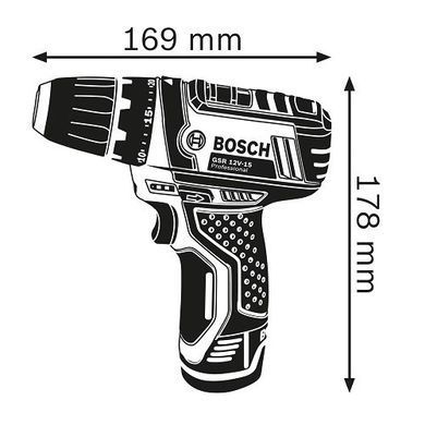 Шуруповерт Bosch GSR 12V-15 + AC (060186810G) 060186810G фото