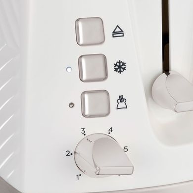 Russell Hobbs Тостер Groove 2 Slice, 850Вт, пластик, підігрів, розморож.,білий (362360) 26391-56 фото