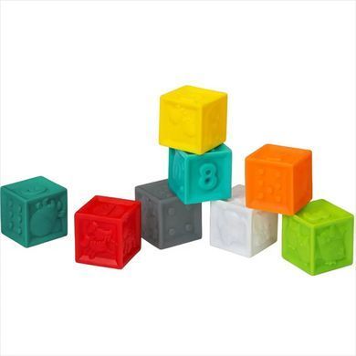 Дитячі кубики Infantino Яскраві розвивашки силіконові (315238) dt_68118 фото