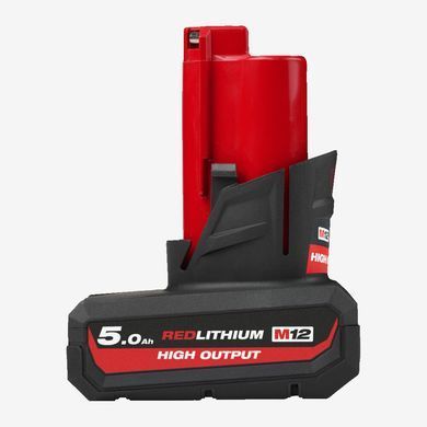 Акумулятор HIGH OUTPUT&trade; MILWAUKEE, M12 HB5 (5Aг)