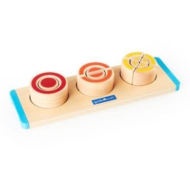 Дерев'яний пазл-сортер Guidecraft Manipulatives Сегменти круга (G6746) dt_2194 фото