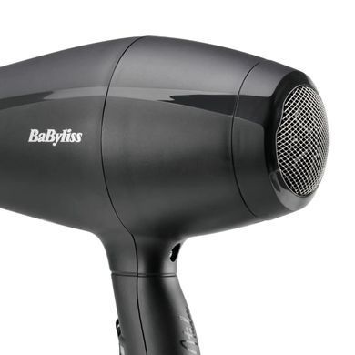 BaByliss Фен Super Light Pro, 2000Вт, режимов-3, HTDC мотор, тонкий концентратор 6 мм, черный 5910E фото