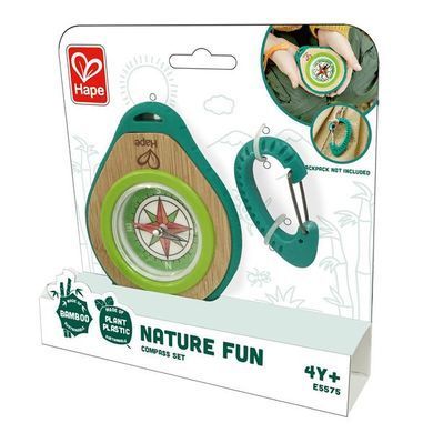 Набор натуралиста Hape Nature Fun Компас с карабином (E5575) dt_12418 фото