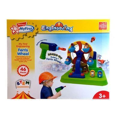 Набір для складання Edu-Toys Колесо огляду з інструментами 46 деталей (JS025) dt_2645 фото