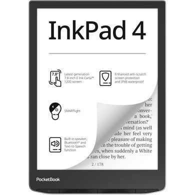 PocketBook Электронная книга 743G InkPad 4, Stardust Silver PB743G-U-CIS фото