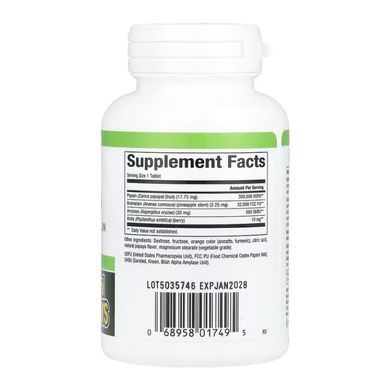 Papaya Enzymes - 120 tabs Natural Factors