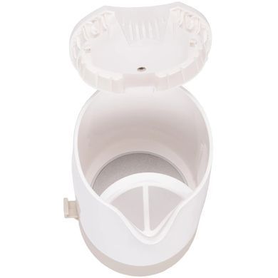 Tefal Електрочайник Travel-o-city 0.5л, Strix, пластик, в комплекті 2 склянки + 2 ложки, біло-бежевий (243031) KO120130 фото