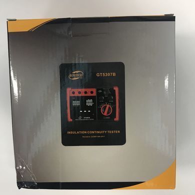 Тестер для сопротивления изоляции (мегаомметр) (0-5,5 Г&Omega;) BENETECH GT5307B