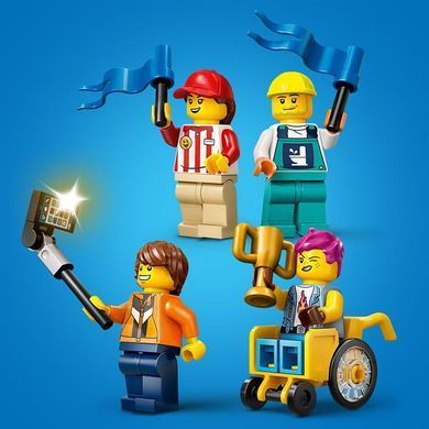 Конструктор LEGO City Жодних обмежень: Автодром для гоночних автомобілів 436 деталей (60460)