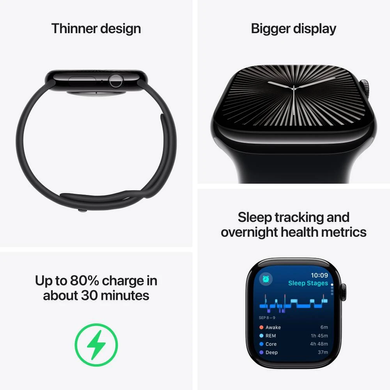 Смарт часы APPLE Watch S10 GPS 42mm Silver Alum Blue Cloud Sp/Loop MWWD3QH/A фото