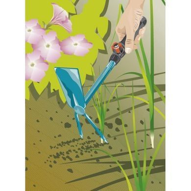Сапка ручна прямокутна Gardena Combisystem 2 зубці 5 см 08913-20.000.00 фото