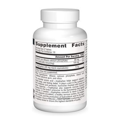L-Tryptophan 500 mg - 30 tabs