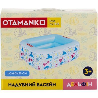 Надувний басейн прямокутний OTAMANKO Дельфін ibs_5320271 фото