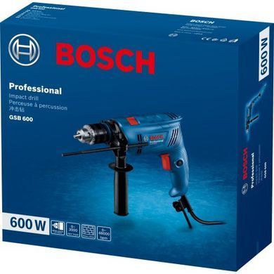 Дриль ударний BOSCH GSB 600 (06011A0320) 06011A0320 фото
