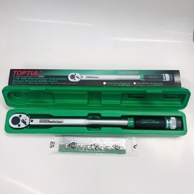 Динамометрический ключ 1/2" TOPTUL 535mm 40-210Nm ANAF1621